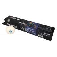 TABLE TENNIS BALLS LION 1* WHITE