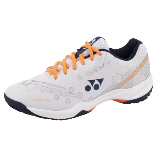 YONEX MENS SHOE STRIDER BEAT WHITE/ORANGE YONEX MENS SHOE STRIDER BEAT WHITE/ORANGE