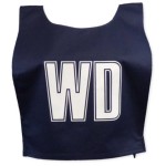 ZZ LETTERED NETBALL BIBS MEDIUM NAVY/WHITE ZZ LETTERED NETBALL BIBS MEDIUM NAVY/WHITE