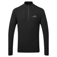 RONHILL MENS CORE THERMAL 1/2 ZIP TEE BLACK